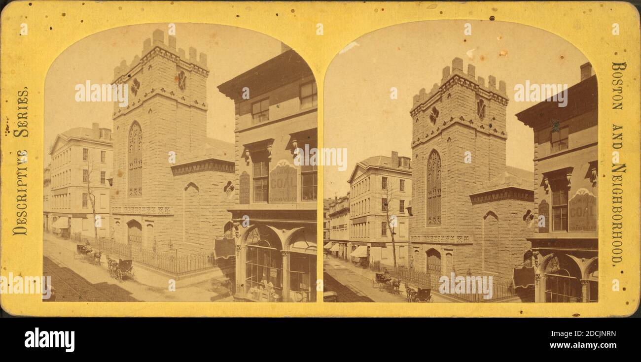 Chiesa della Trinità., immagine, Stereografi, 1850 - 1930 Foto Stock