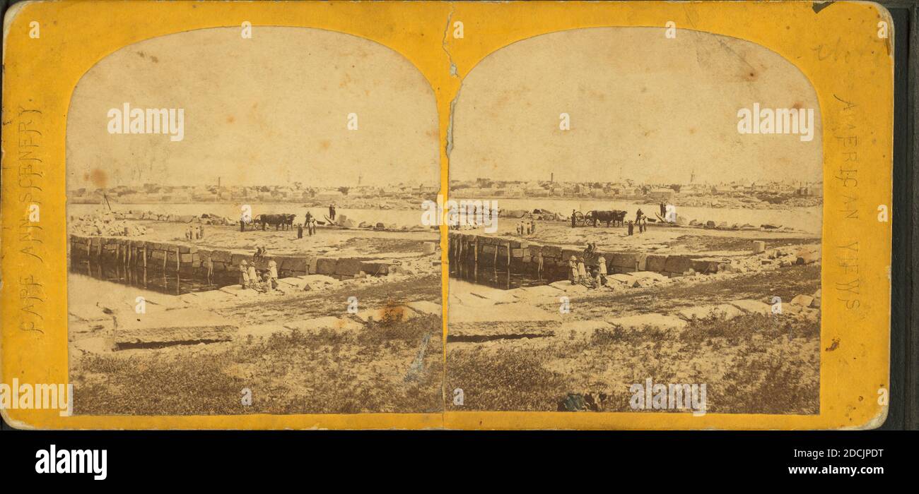 Rockport., fermo immagine, Stereographs, 1850 - 1930 Foto Stock