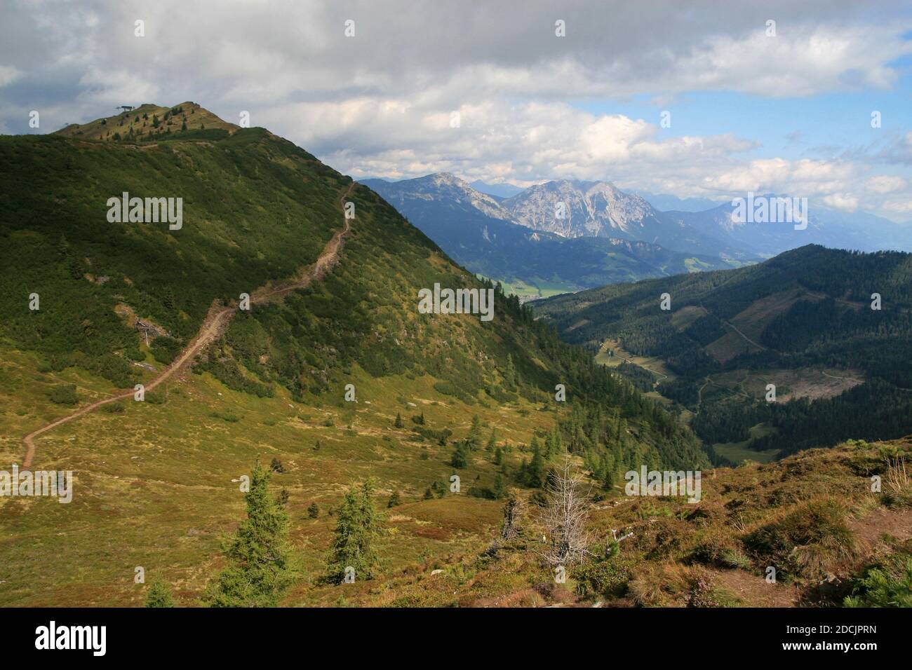 Hauser Kaibling (2015 m), Monti Tauri, Austria Foto Stock