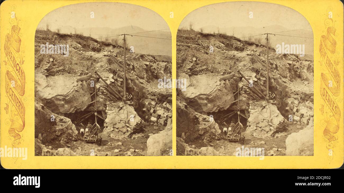 Vista della costruzione., immagine statica, Stereografi, 1850 - 1930 Foto Stock