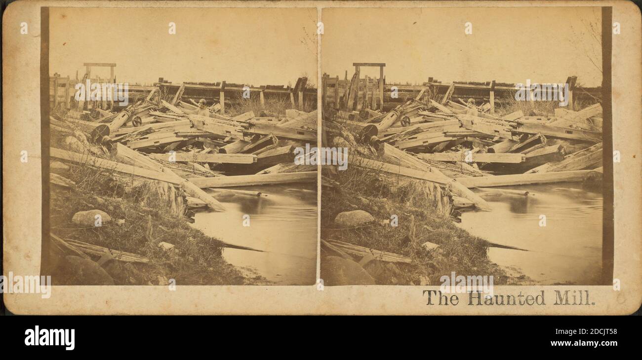 The Haunted Mill., still image, Stereographs, 1850 - 1930, Dean, Wm. P. (William P.) (b. 1834 Foto Stock