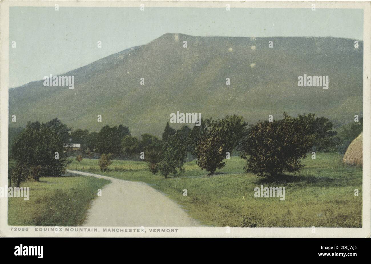 Equinox Mountain, Manchester, Vert., immagine fissa, Cartoline, 1898 - 1931 Foto Stock