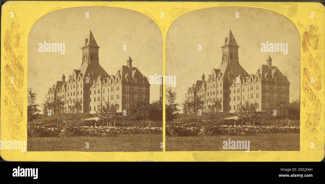 Dean Academy., fermo immagine, Stereografi, 1850 - 1930 Foto Stock