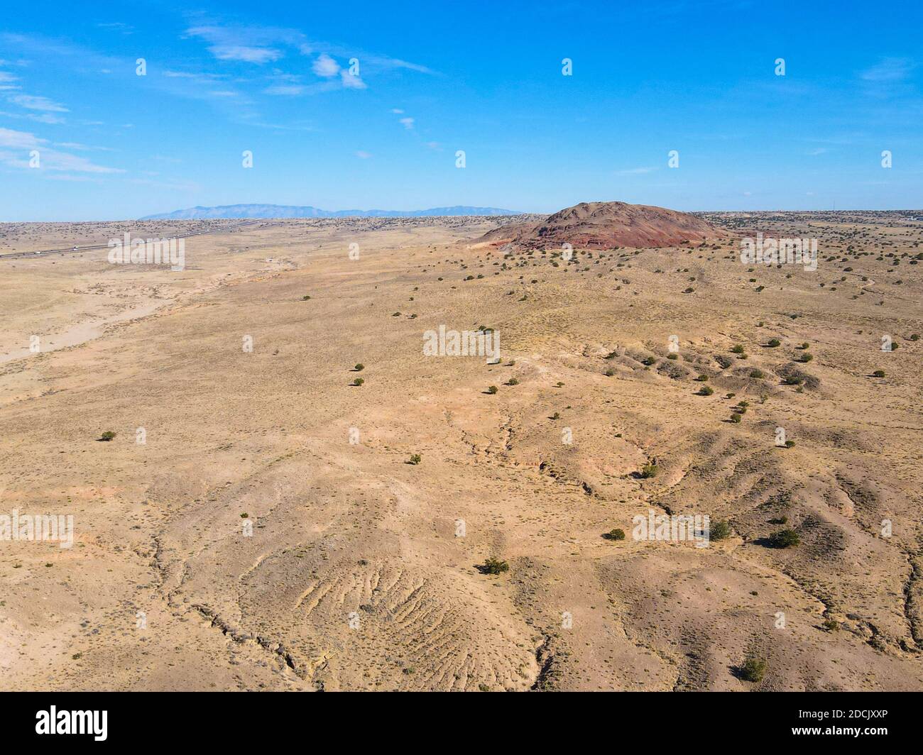 Fotografia di droni del paesaggio dell'Arizona Foto Stock