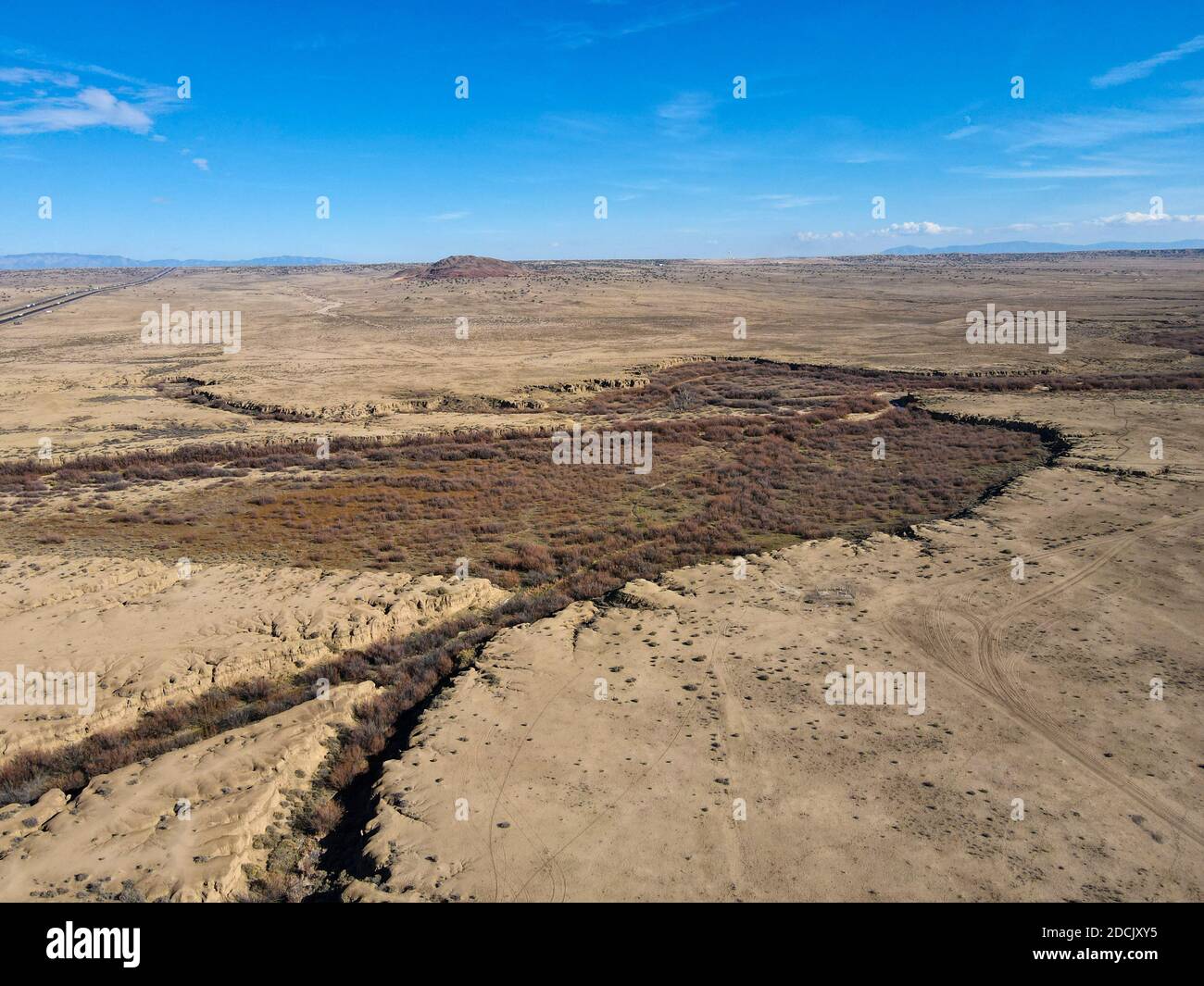 Fotografia di droni del paesaggio dell'Arizona Foto Stock
