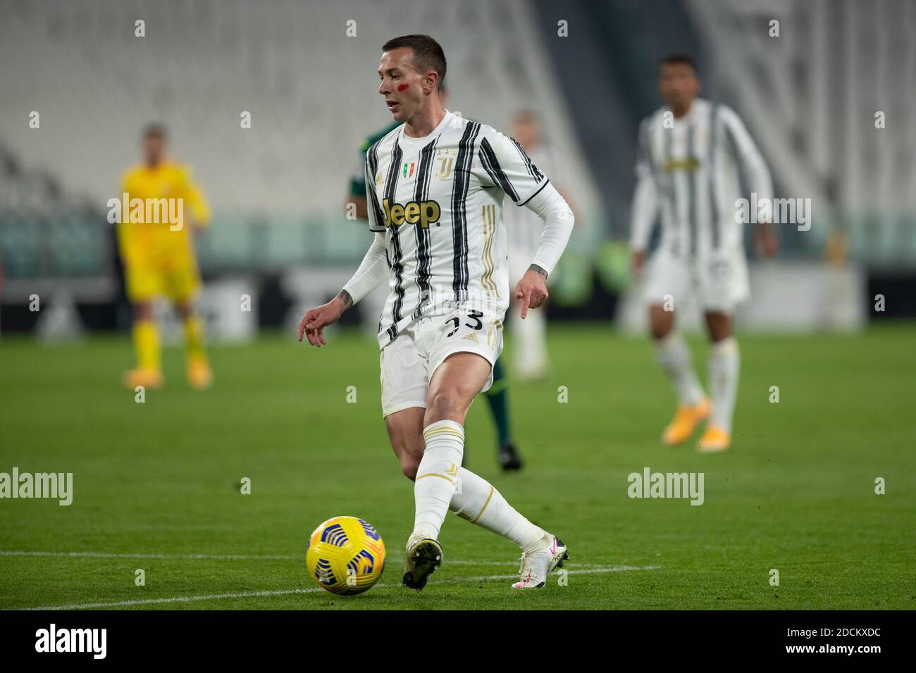 Federico Bernardeschi della Juventus FC durante la Juventus FC vs Cagliari Calcio, Serie a di calcio italiana, Torino, Italia - Photo .LM/Alessio Morgese Foto Stock