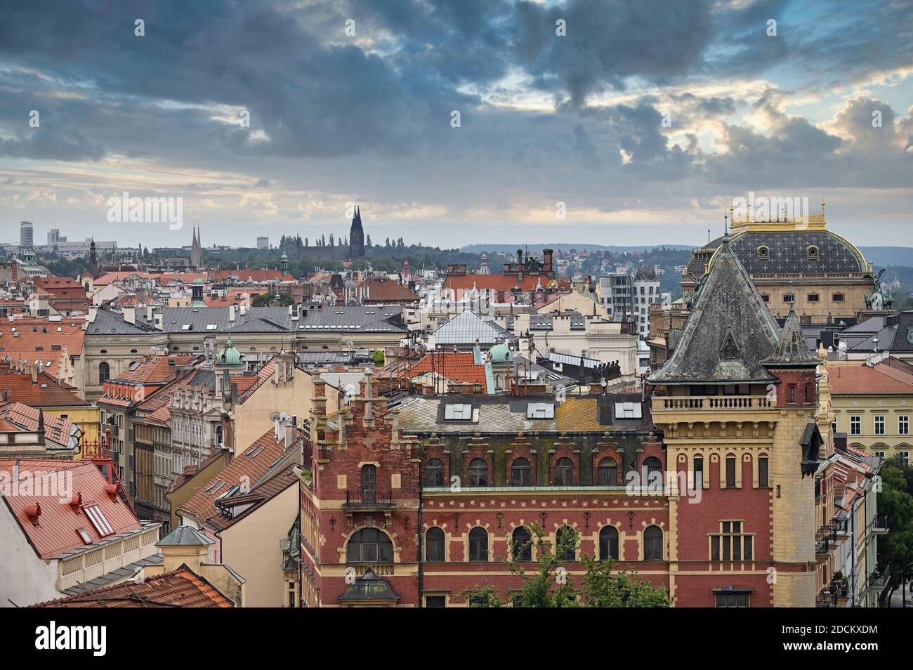 Città vecchia Praga città Repubblica Ceca Foto Stock