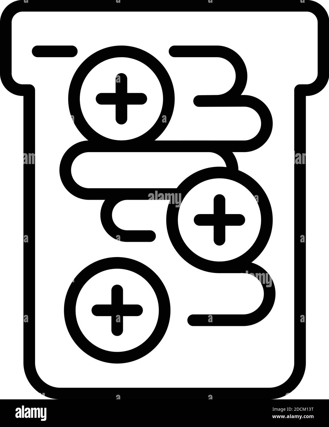 Icona del pane al burro di cioccolato. Contorno cioccolato burro pane vettore icona per web design isolato su sfondo bianco Illustrazione Vettoriale