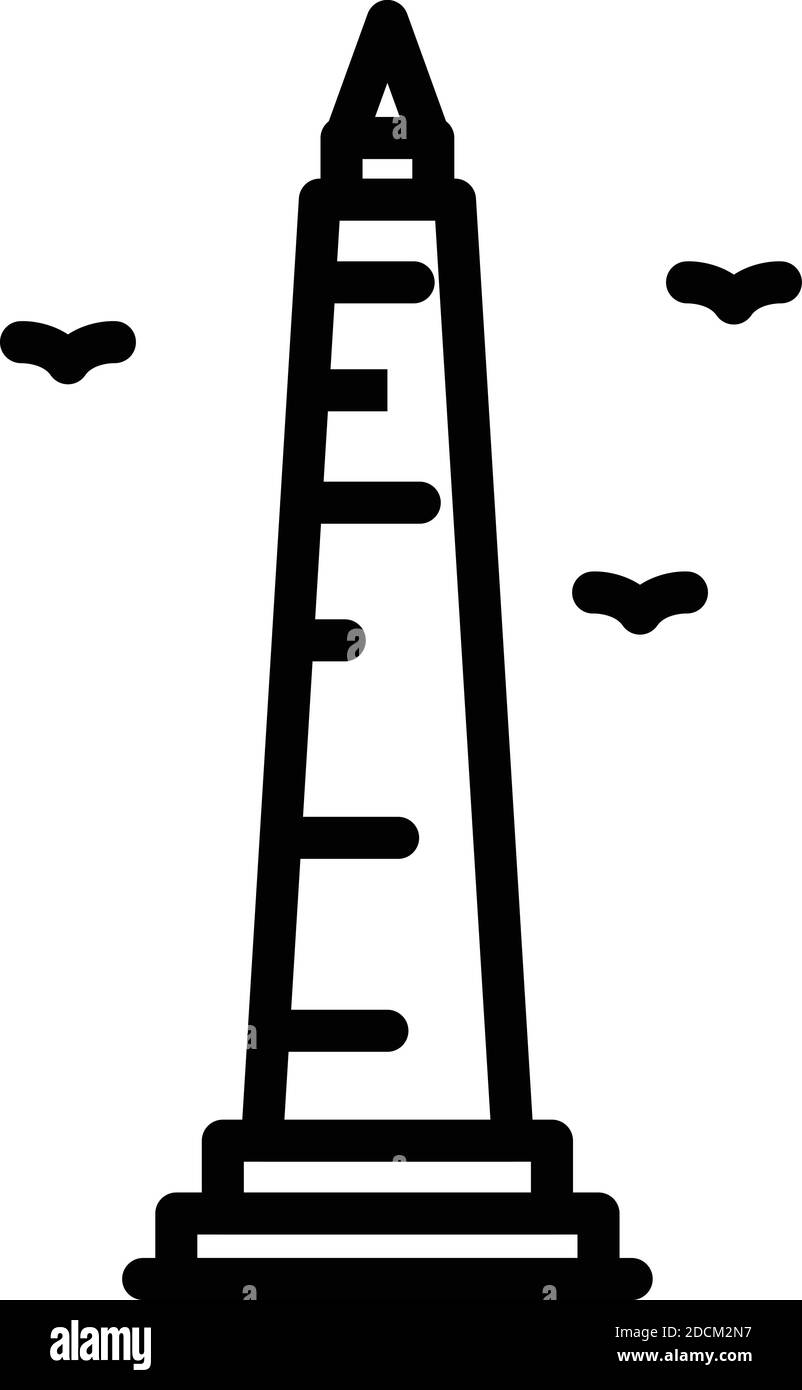 Icona della torre di Istanbul. Profilo istanbul torre vettore icona per il web design isolato su sfondo bianco Illustrazione Vettoriale