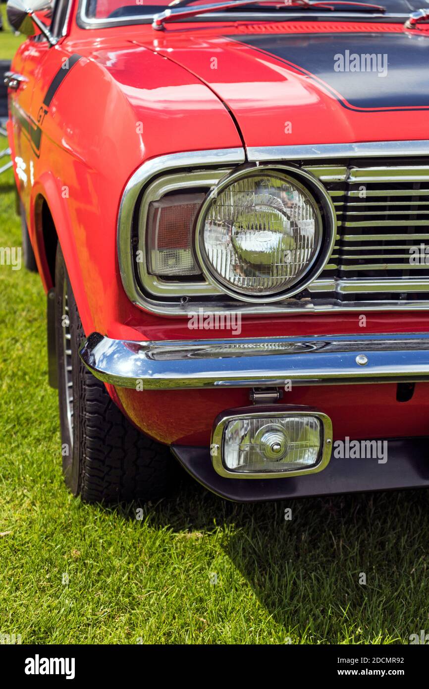 Ford Cortina Marco 2. Burnley Classic Vehicle Show 2019. Foto Stock