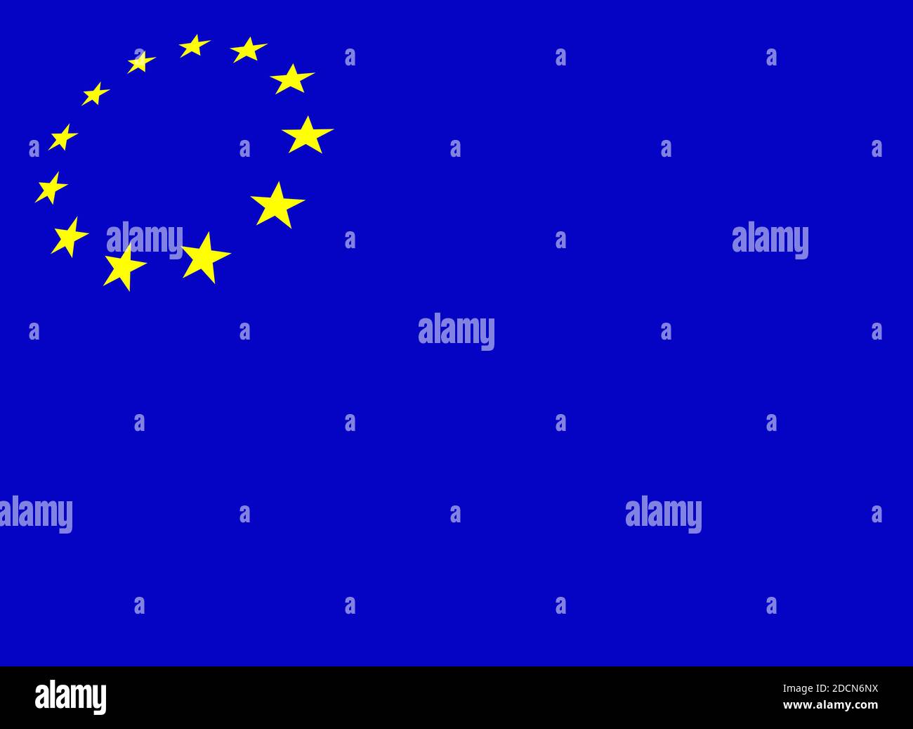 Immagine di fondo della bandiera dell'Unione europea Foto Stock
