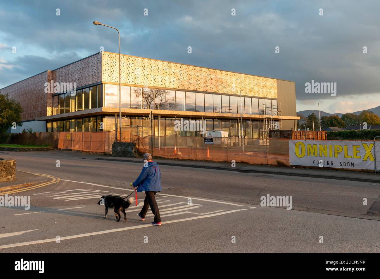 Omniplex Cinema Center Killarney, sito di costruzione e nuovo sviluppo di Griffin Brothers Contracting a Killarney, Irlanda, a partire da ottobre 2020 Foto Stock