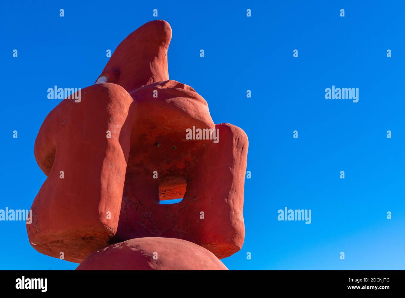 Scultura 'Suplicante' o 'Supplicator', Museo de la Pachamama, Amaichá del Valle, Provincia Tucamán, Argentina Nord-Ovest, America Latina Foto Stock