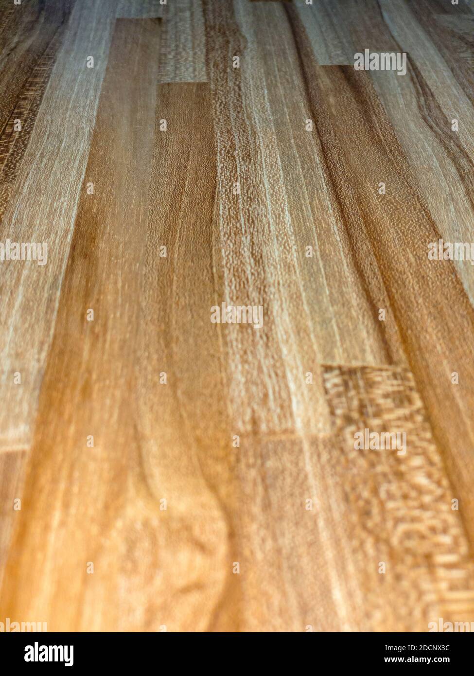Piano di appoggio del blocco macellatore. Foto Stock