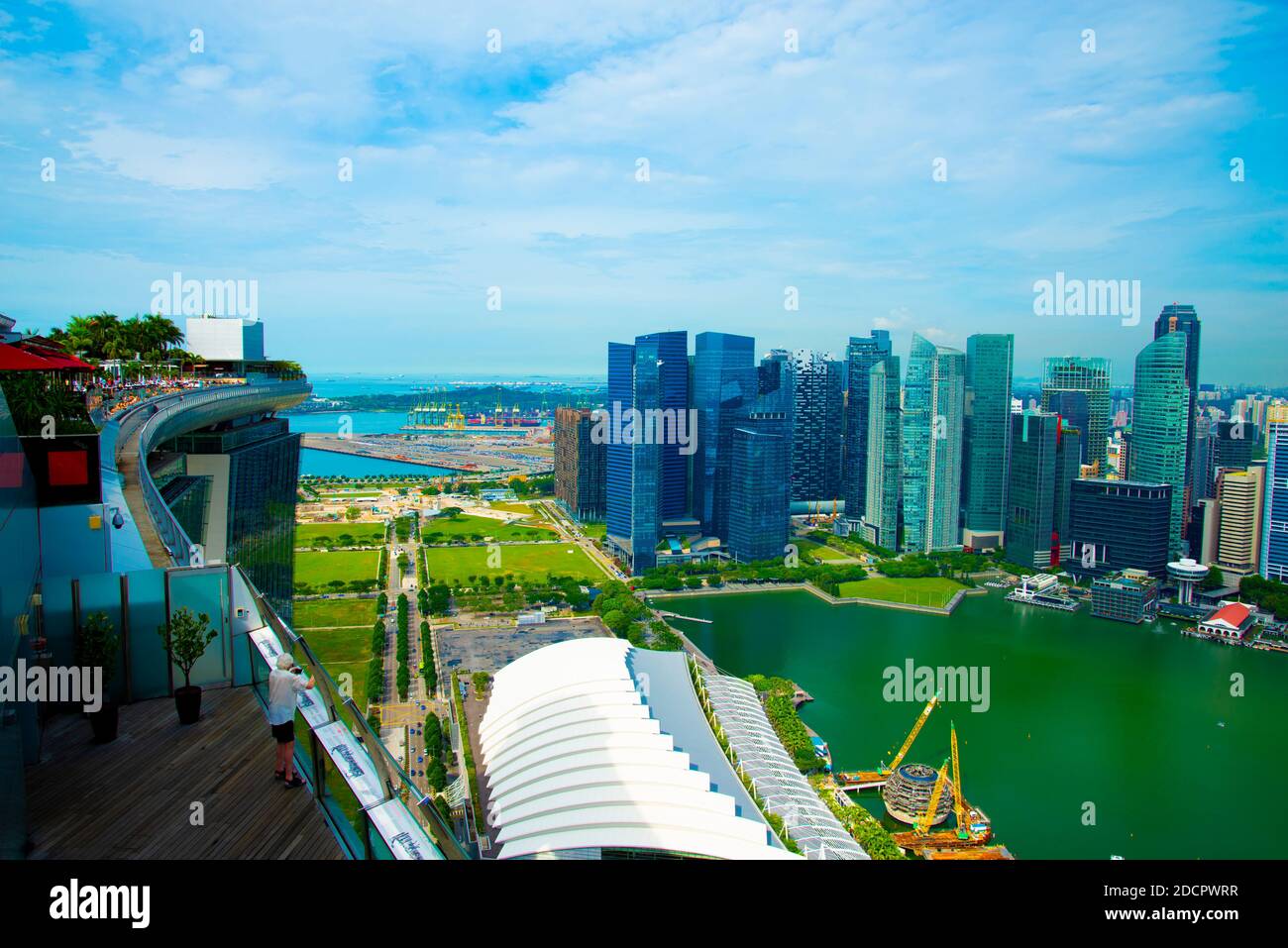 Marina Bay - Città di Singapore Foto Stock