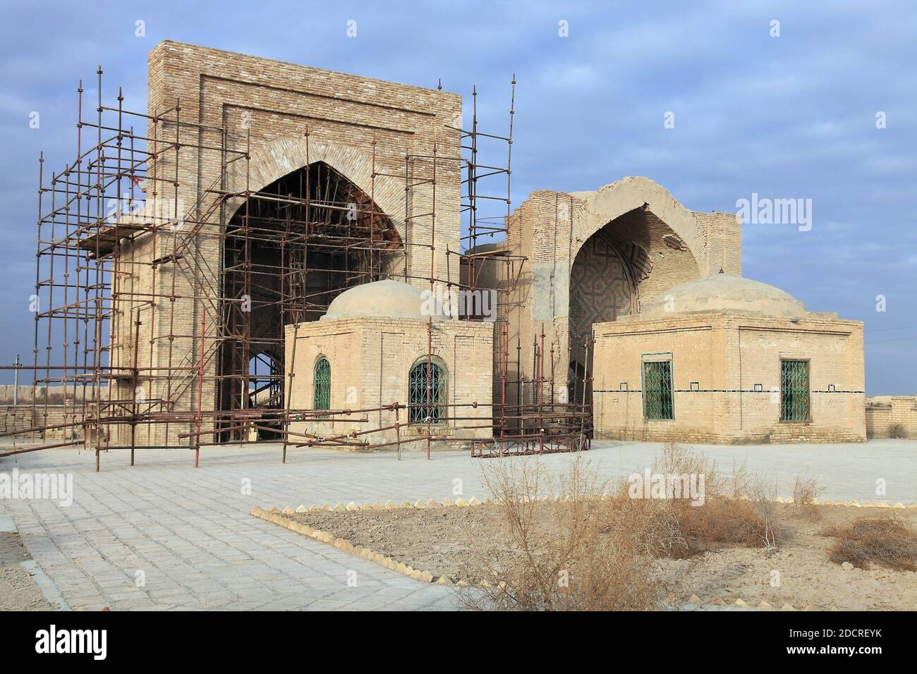 Compagni Tombe sono state costruite nel 10 ° secolo. Le tombe sono state restaurate nel 2016 dalla Repubblica di Turchia. Merv, Turkmenistan. Foto Stock