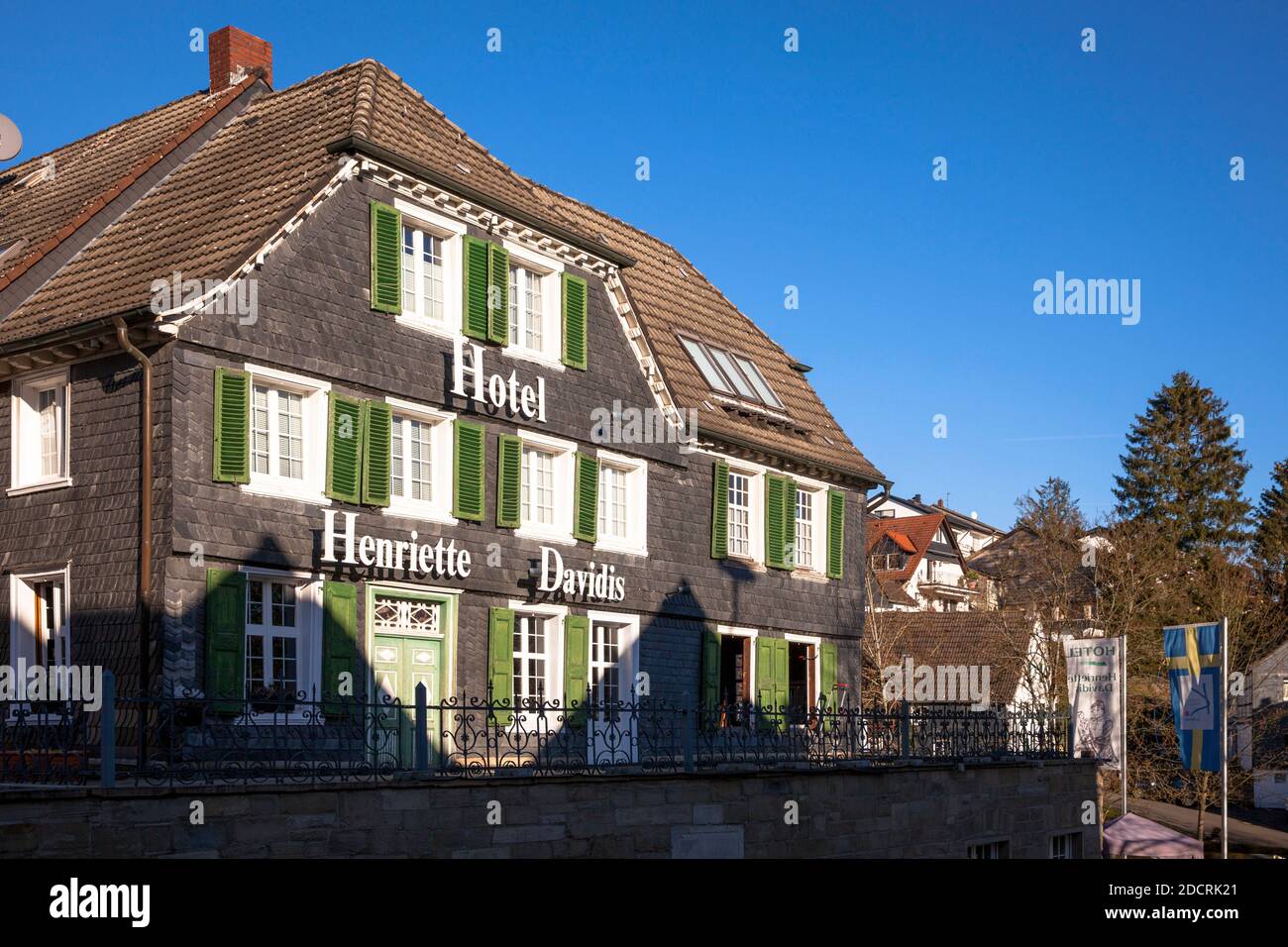 Wetter-Wengern, l'hotel e ristorante Henriette Davidis, DEU, Nord Reno-Westfalia, Germania. Wetter-Wengern, das Hotel und Restaurant Henriette Foto Stock