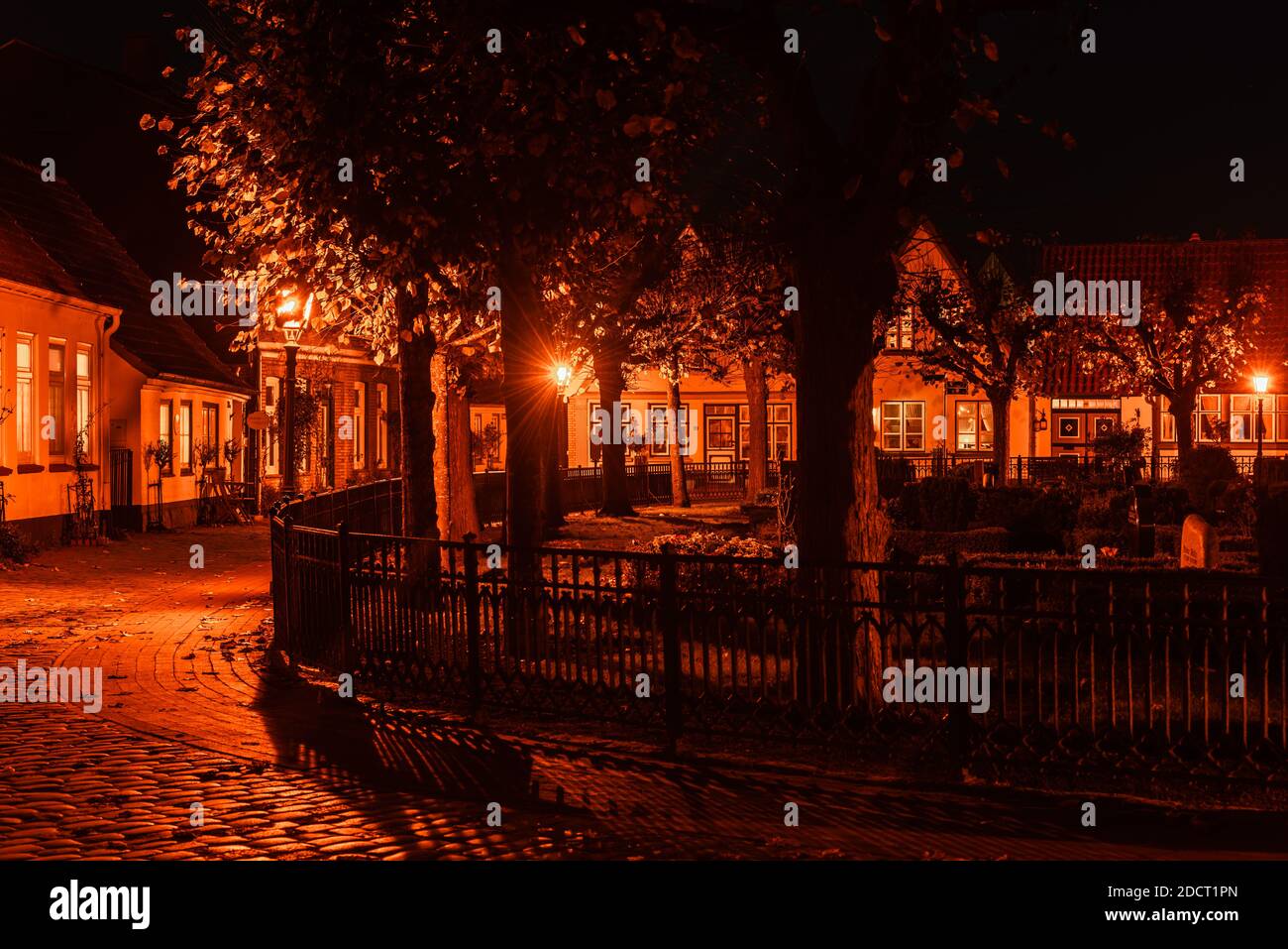 Holm, quartiere abitativo tradizionale di pescatori, città di Schleswig, regione di Schlei, Mar Baltico, Schleswig-Holstein, Germania del Nord, Europa centrale Foto Stock