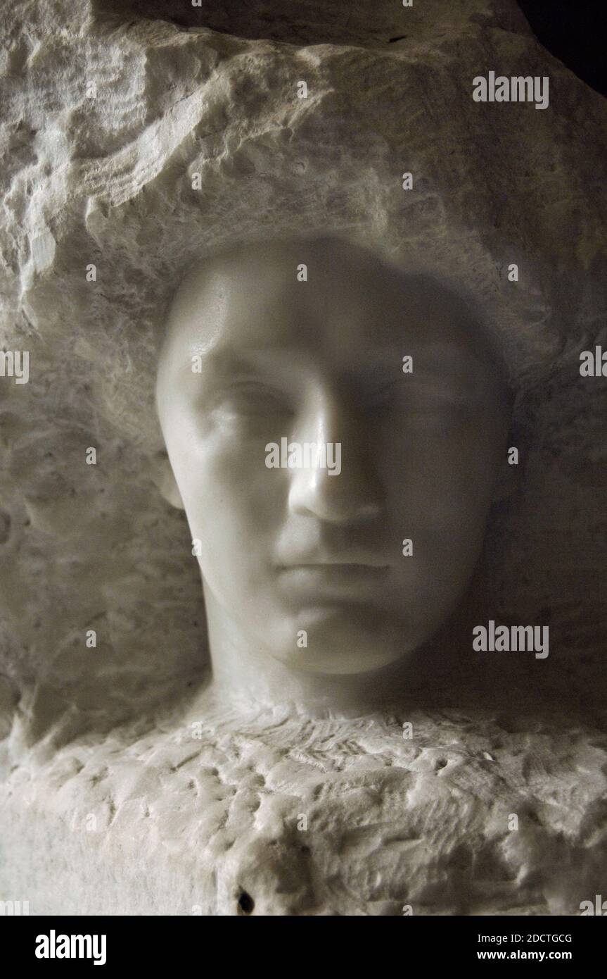 Auguste Rodin (1840-1917). Scultore francese. Aurora, ca.1895-1897. Marmo. Dettaglio. Museo Rodin. Parigi. Francia. Foto Stock