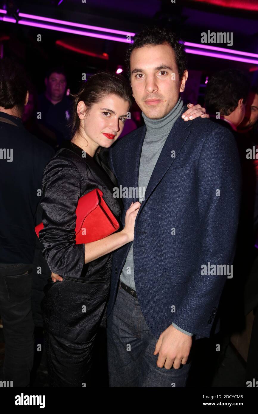 Oriane Deschamps et son compagnon Boris Bergmann lors de l'after party de l'avant premiere de 'Brillantissime' a l'Arc, Paris, France le 15 Janvier 2018. Foto di Jerome Domine/ABACAPRESS.COM Foto Stock