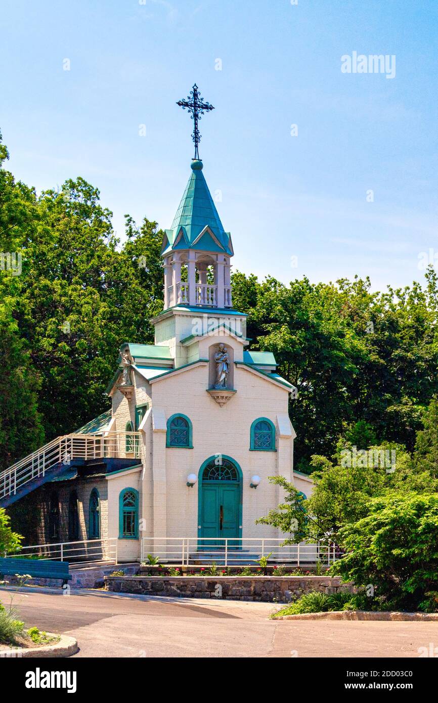 Montreal, Canada, Cappella di Fratel Andre nell'Oratorio di San Giuseppe Foto Stock