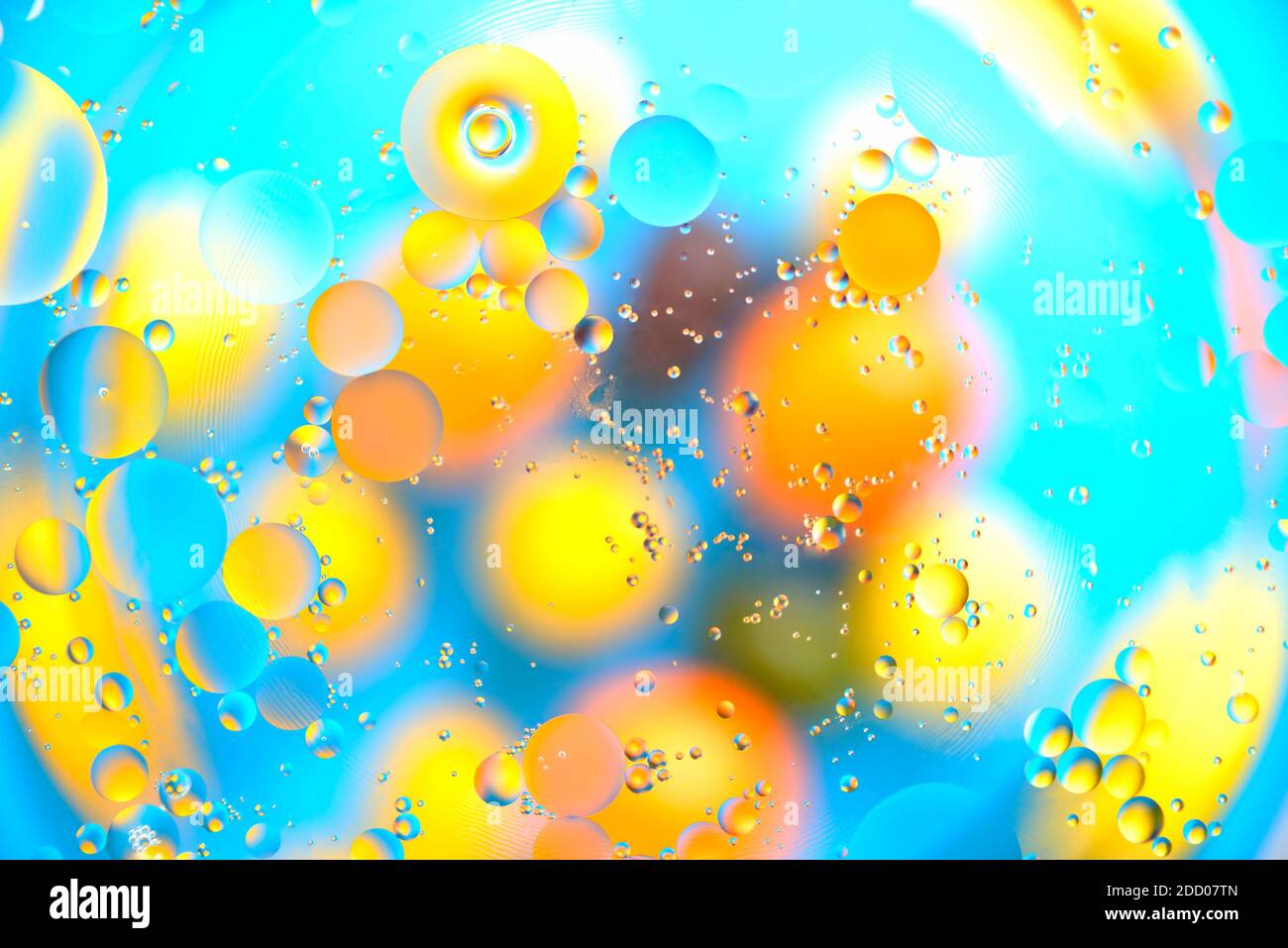 sfondo, palline multicolore, sfocatura, texture, colore eterogeneo Foto Stock