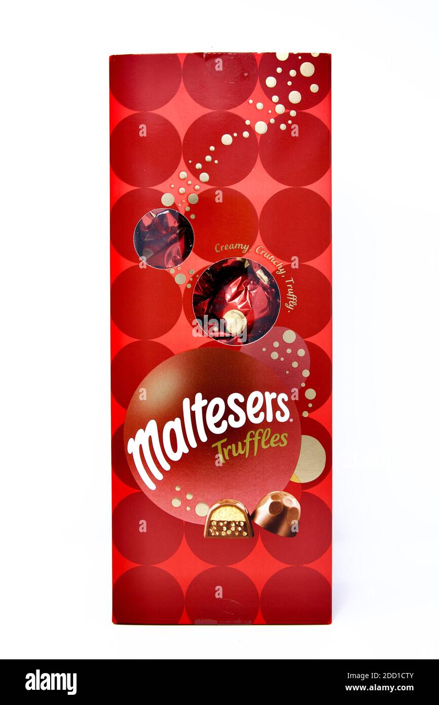 Tartufi al cioccolato Maltesers Foto Stock