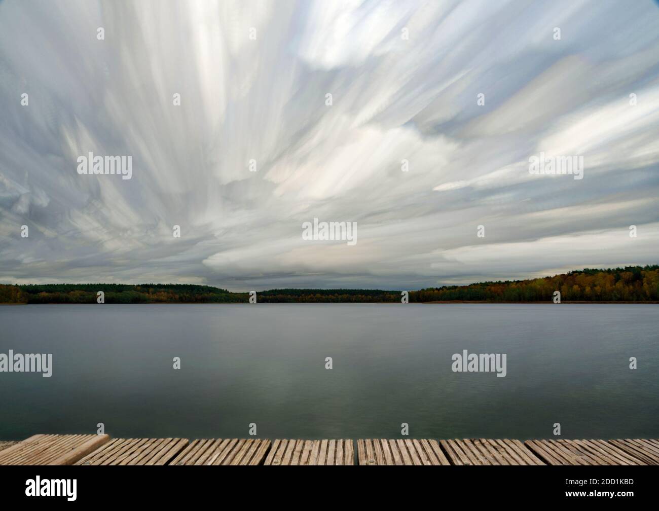 Bellissimo paesaggio in vacanza a Meclemburgo-Pomerania occidentale Germania Europa Foto Stock