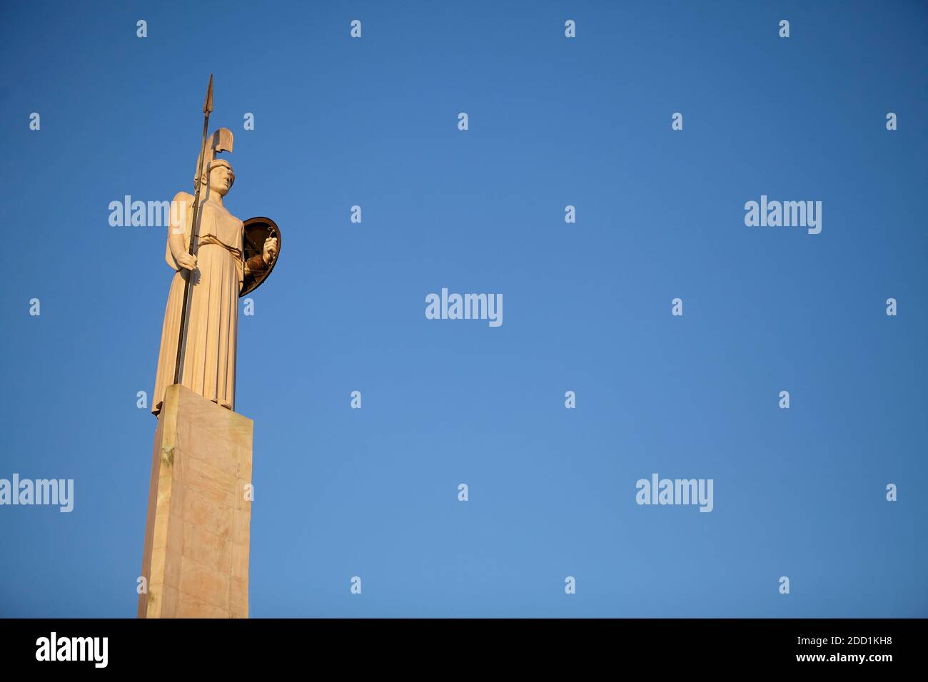 Statua di Athena ad Atene, Grecia Foto Stock