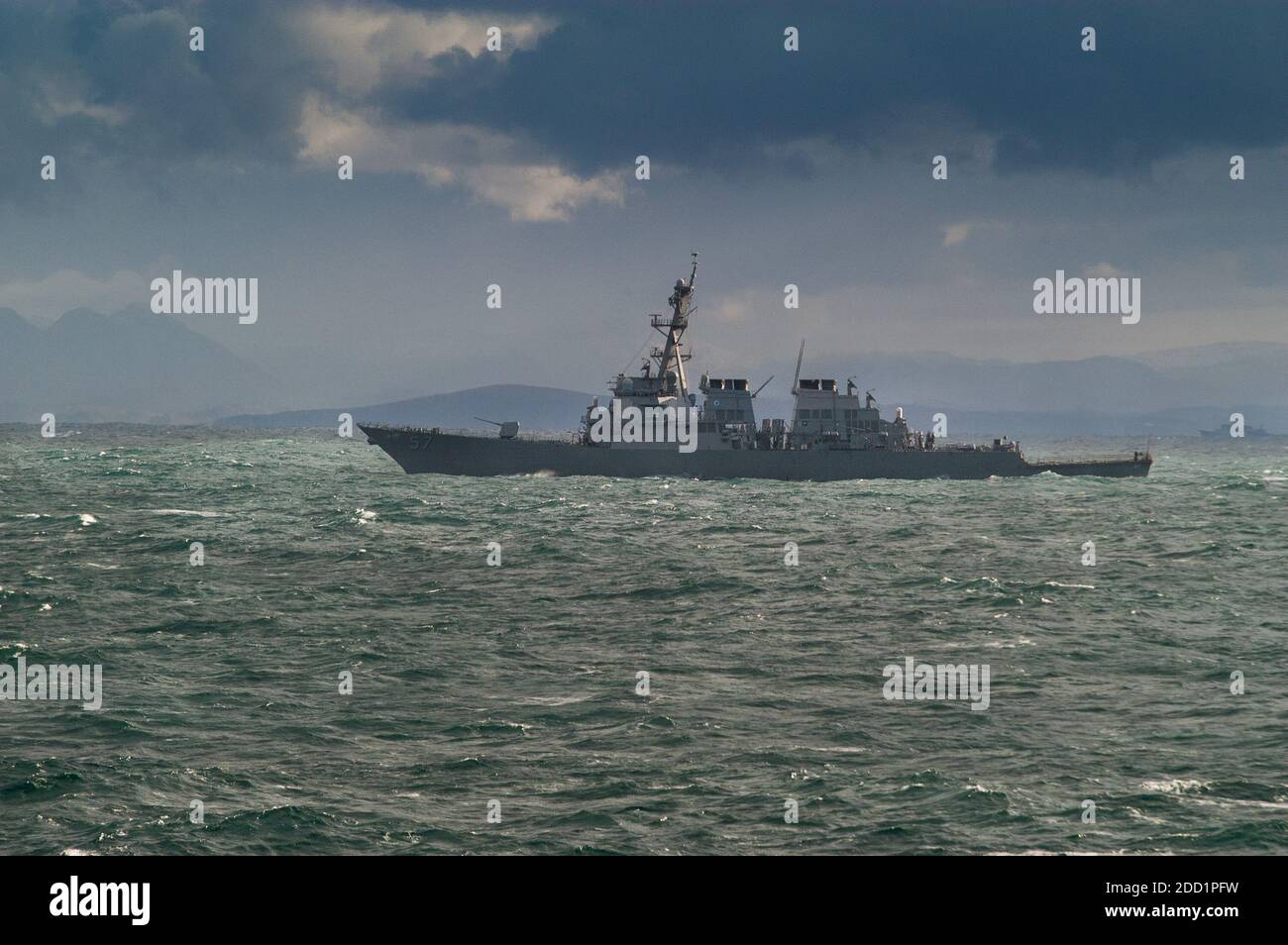 USS Mitscher Foto Stock