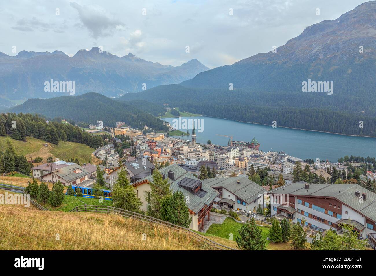 St Moritz, Grigioni, Svizzera, Europa Foto Stock