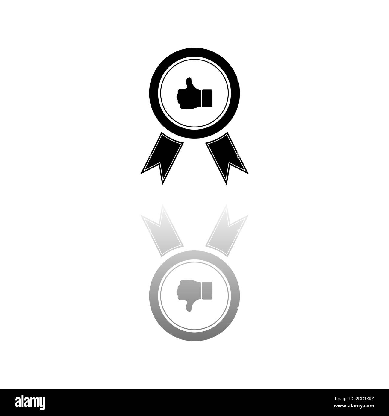 Barra multifunzione intestazione in alto. Simbolo nero su sfondo bianco. Illustrazione semplice. Icona vettore piatto. Specchia ombra di riflessione. Può essere utilizzato in logo, web, m Illustrazione Vettoriale