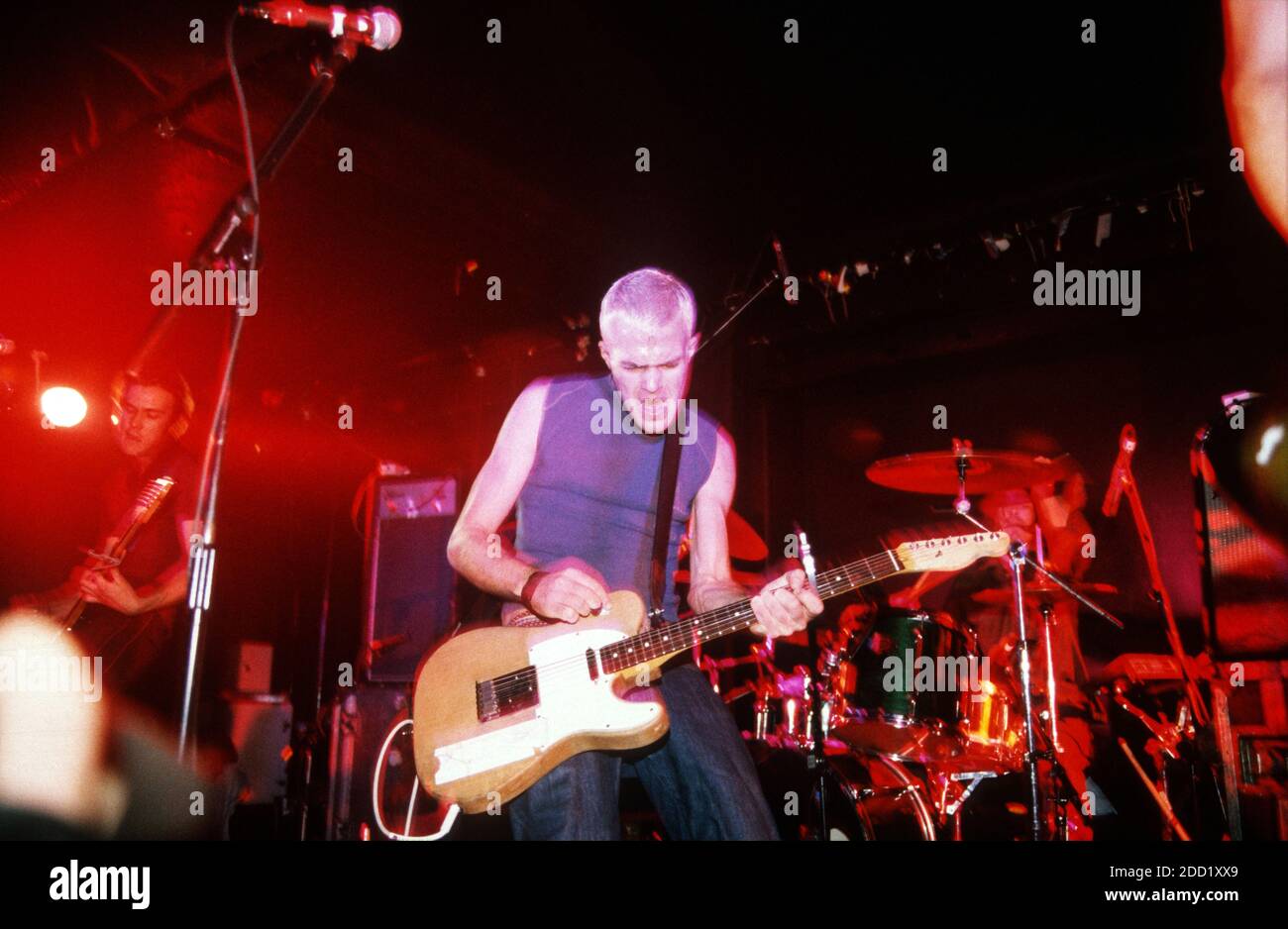 The Crockett's Performing at Manchester University 21 ottobre 2000, Manchester, Inghilterra, Regno Unito. Foto Stock