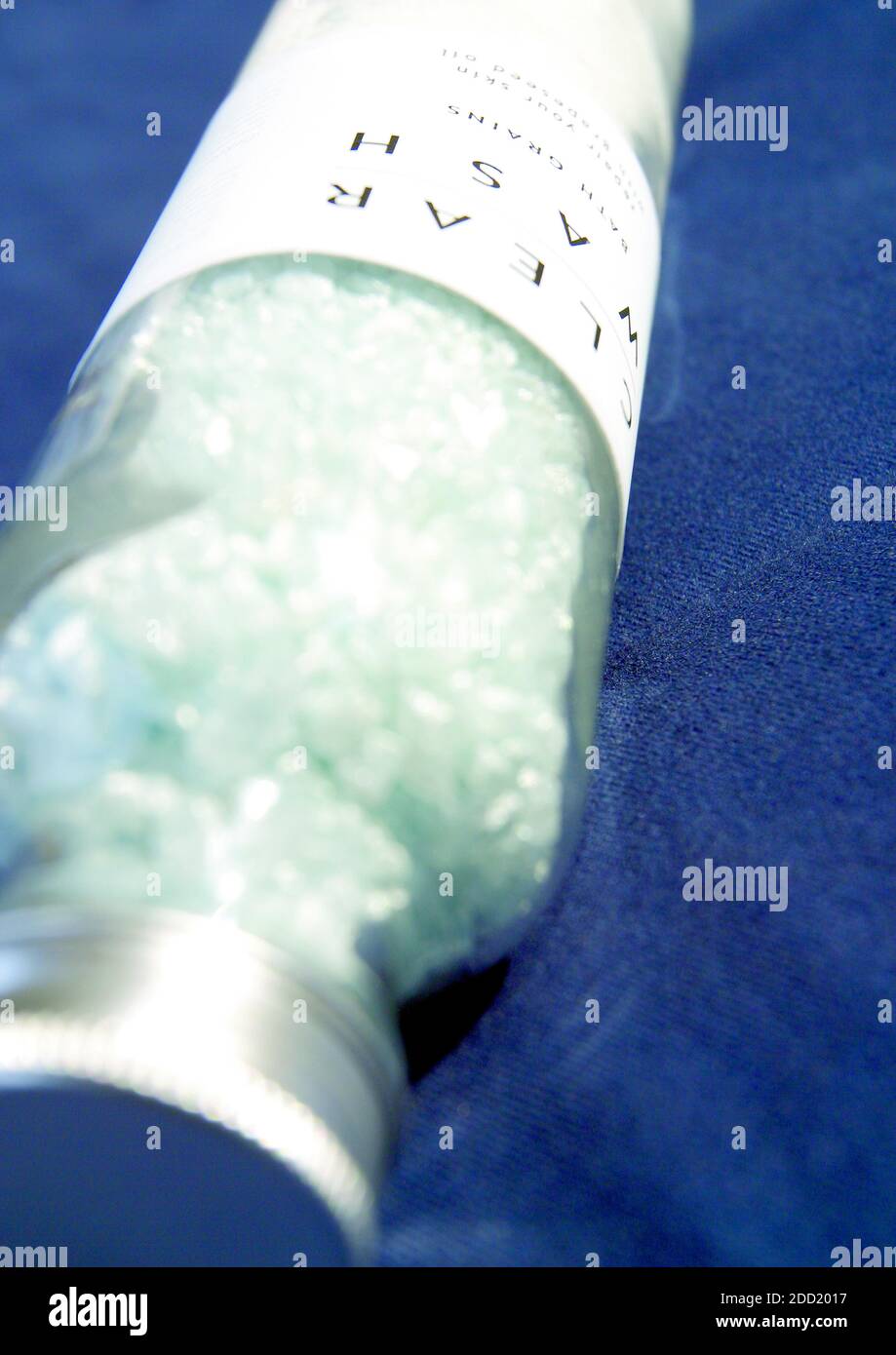 Accessori benessere - stile di vita tema sano bellezza, cura della pelle, piante per volantini, catalogo, banner, brochure, newsletter, stampa e media elettronici ecc... Foto Stock