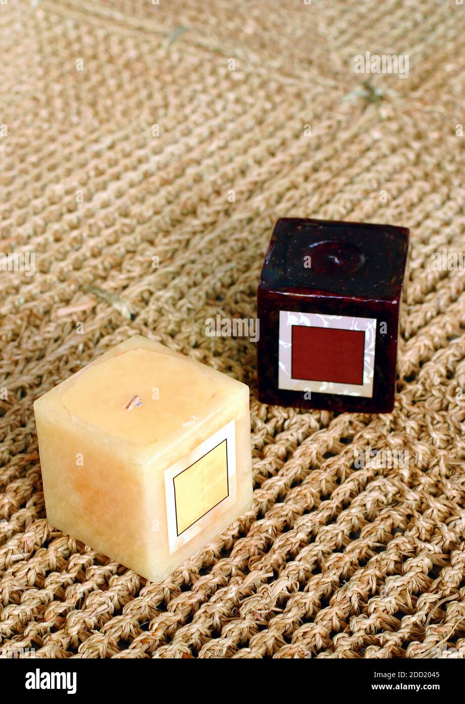 Accessori benessere - stile di vita tema sano bellezza, cura della pelle, piante per volantini, catalogo, banner, brochure, newsletter, stampa e media elettronici ecc... Foto Stock