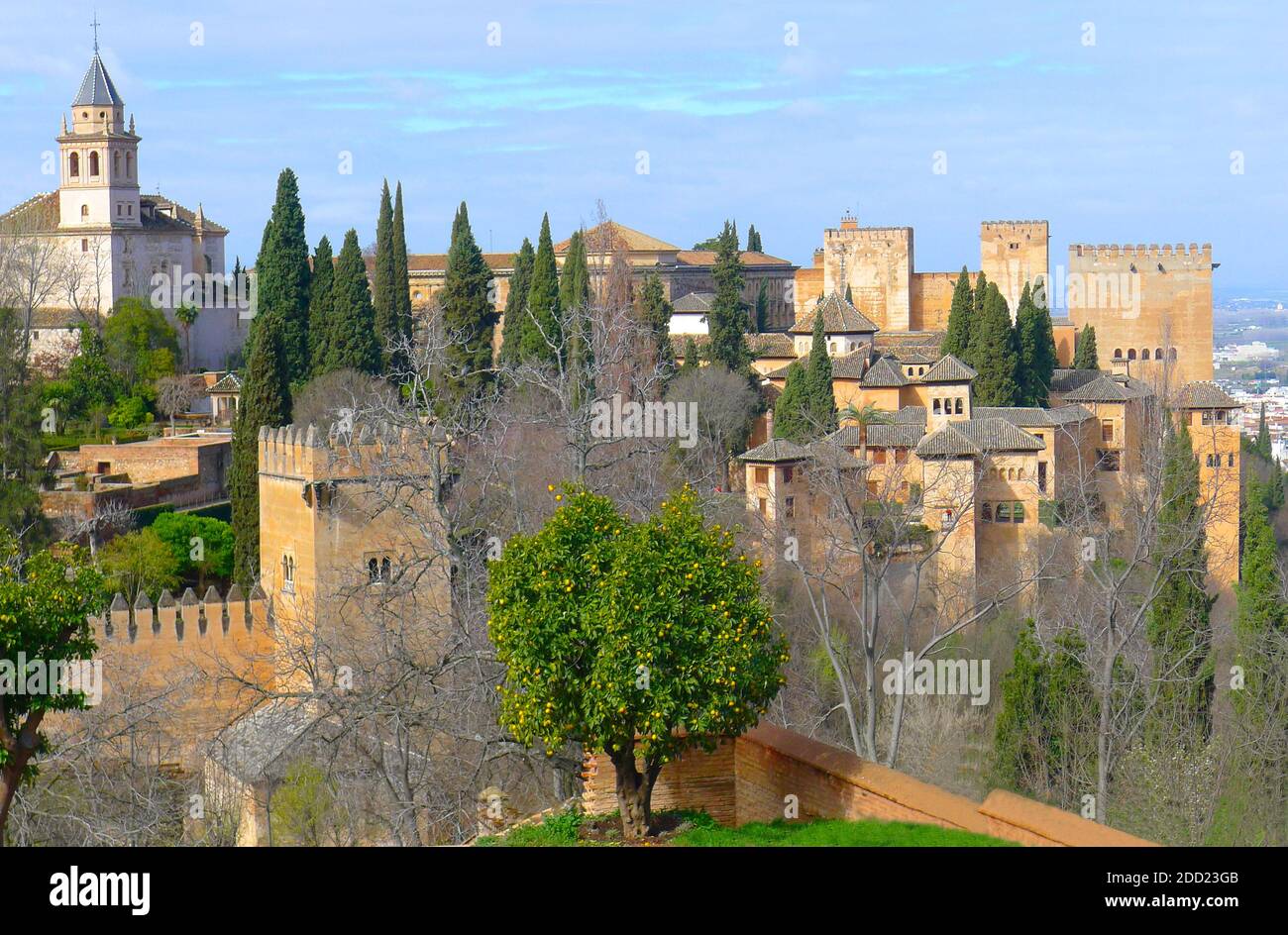 L'Alhambra di Granada, Spagna. Foto Stock
