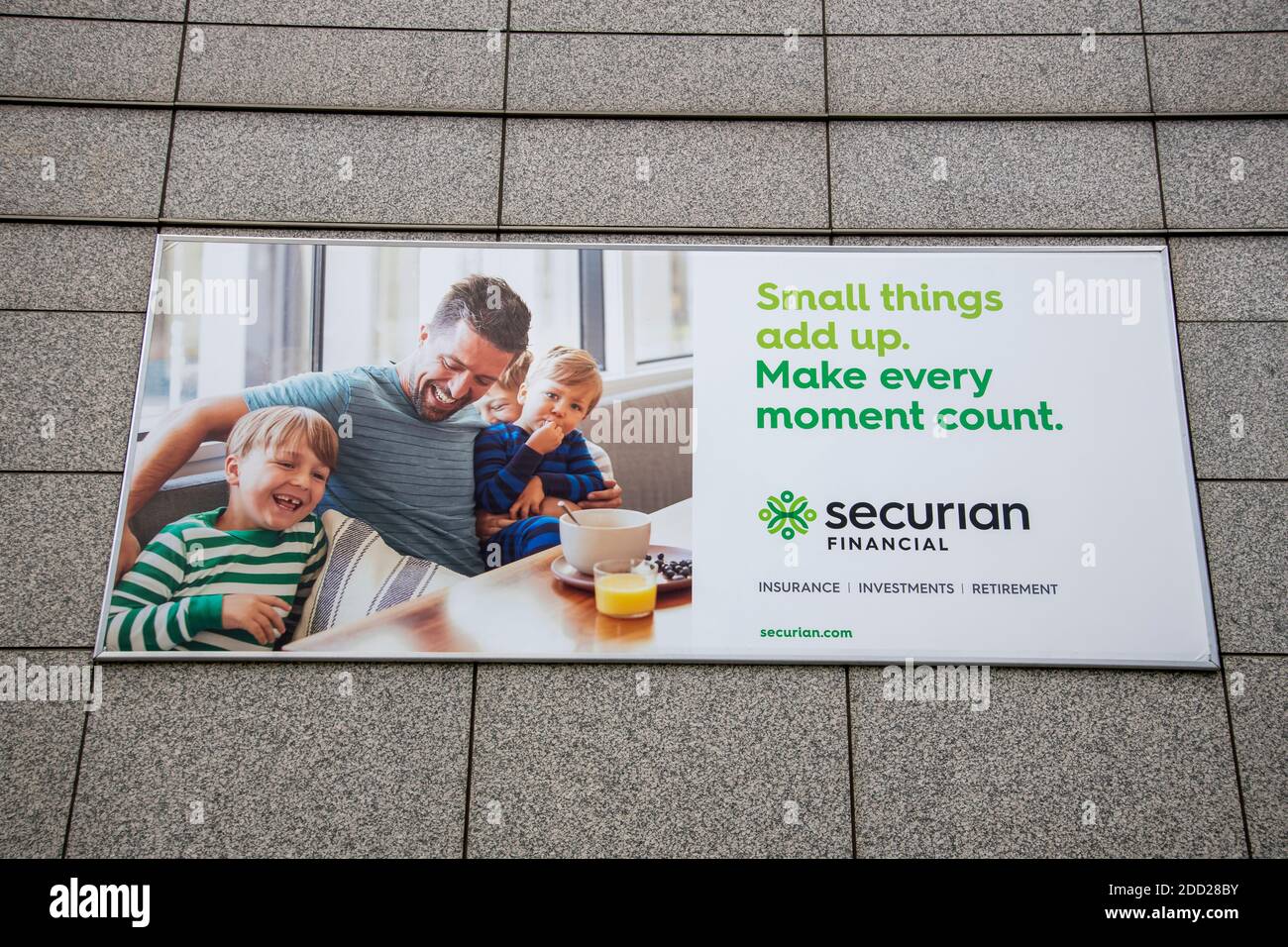 St. Paul, Minnesota. Il Securian Financial Group è una holding comune che fornisce una gamma di prodotti e servizi finanziari a tutti. Foto Stock