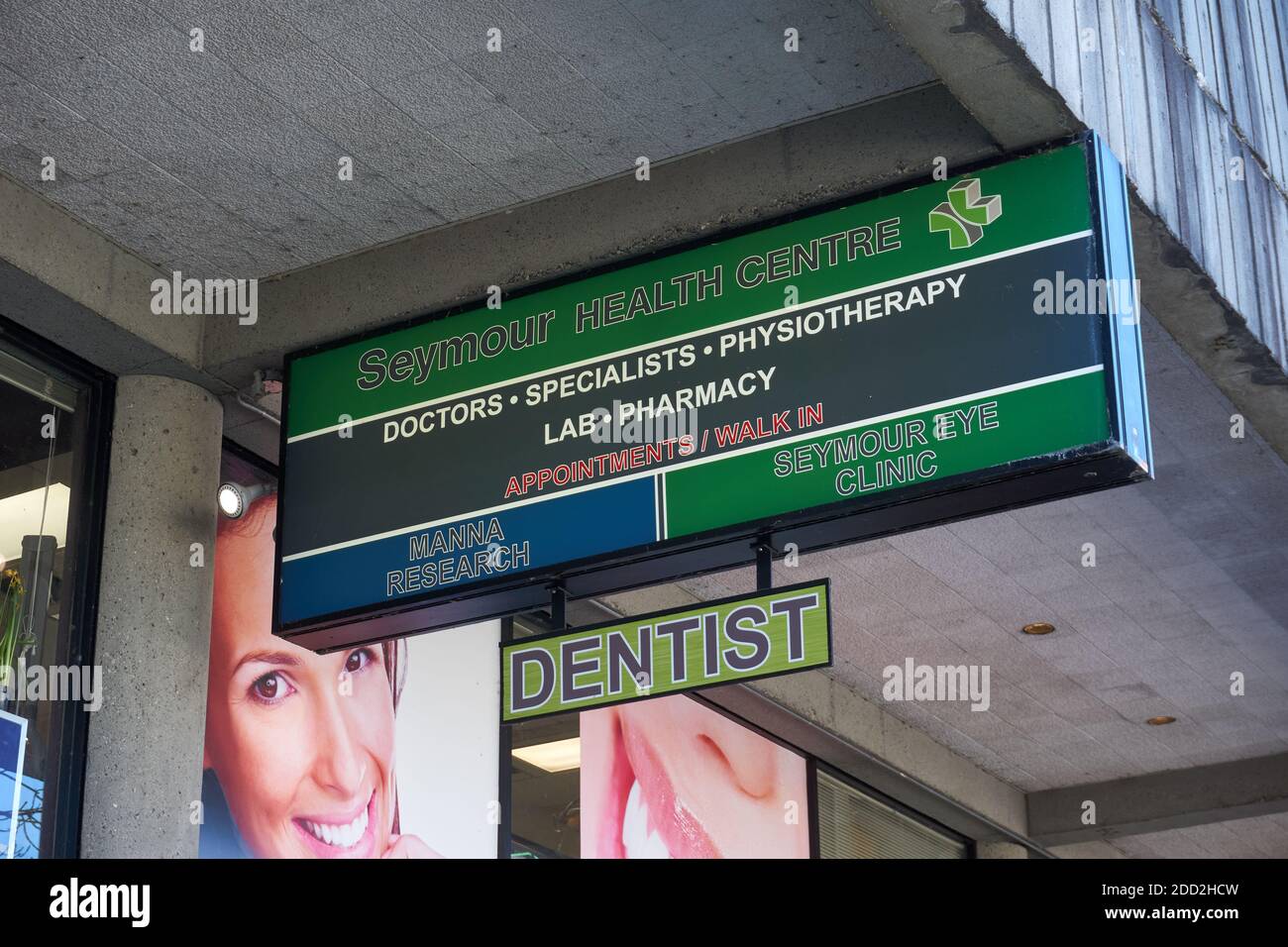 Seymour Health Center clinica medica a Vancouver, British Columbia, Canada Foto Stock