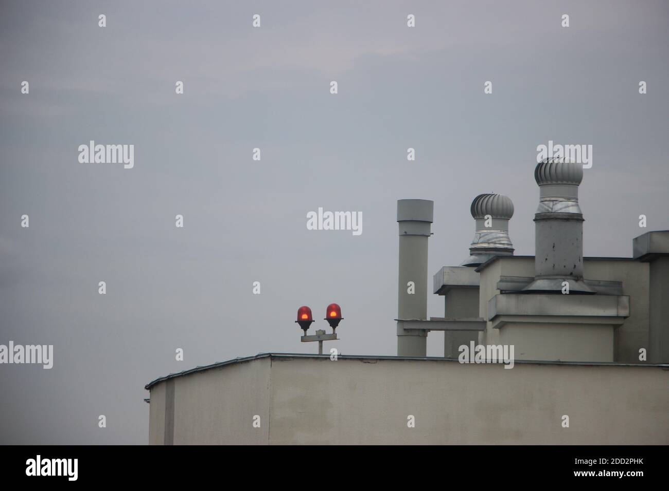 ventilazione dell'aria sul tetto all'aperto. Foto Stock