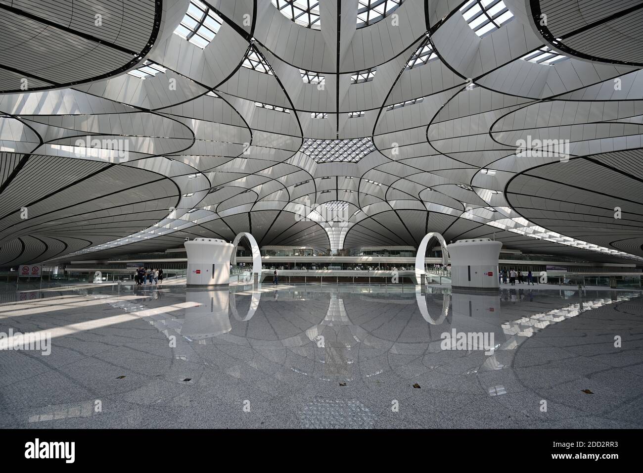 Daxing - sala centrale all'aeroporto Foto Stock