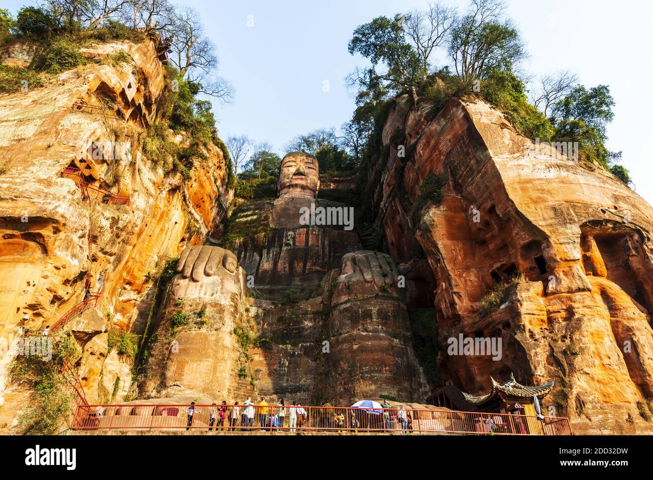 Chengdu nel Buddha gigante di sichuan leshan Foto Stock
