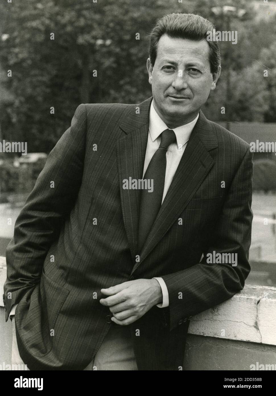 paolo Galgani, presidente della squadra italiana di tennis, anni ottanta  Foto stock - Alamy