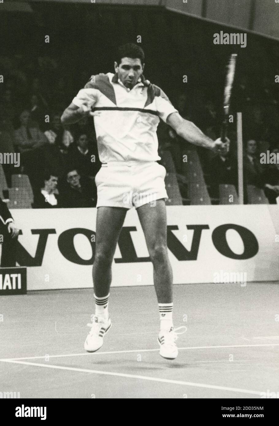 Tennista ecuadoriano Andres Gomez, 1986 Foto Stock