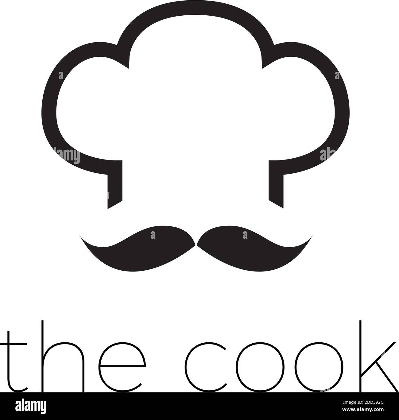 Vettore segno il Cook, ristorante Illustrazione Vettoriale