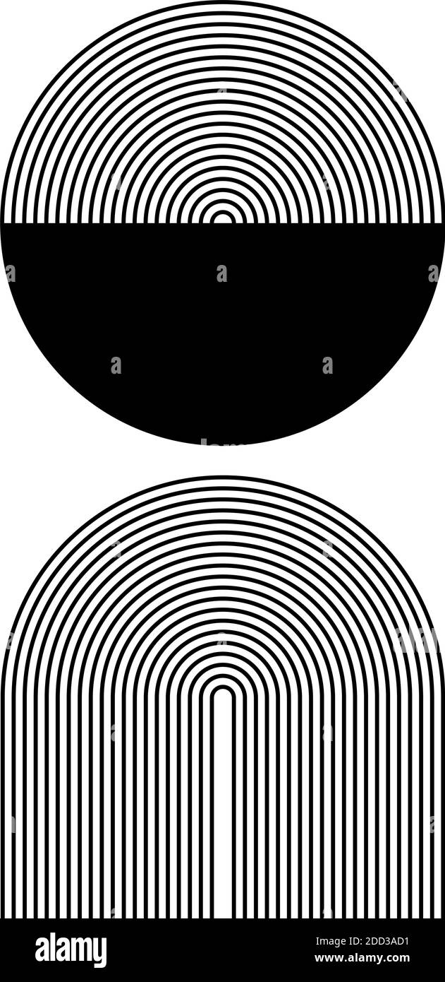Poster in bianco e nero Arte moderna per la stampa . Arte della parete astratta decorazione d'interni digitale Art. Vector EPS 10. Illustrazione Vettoriale