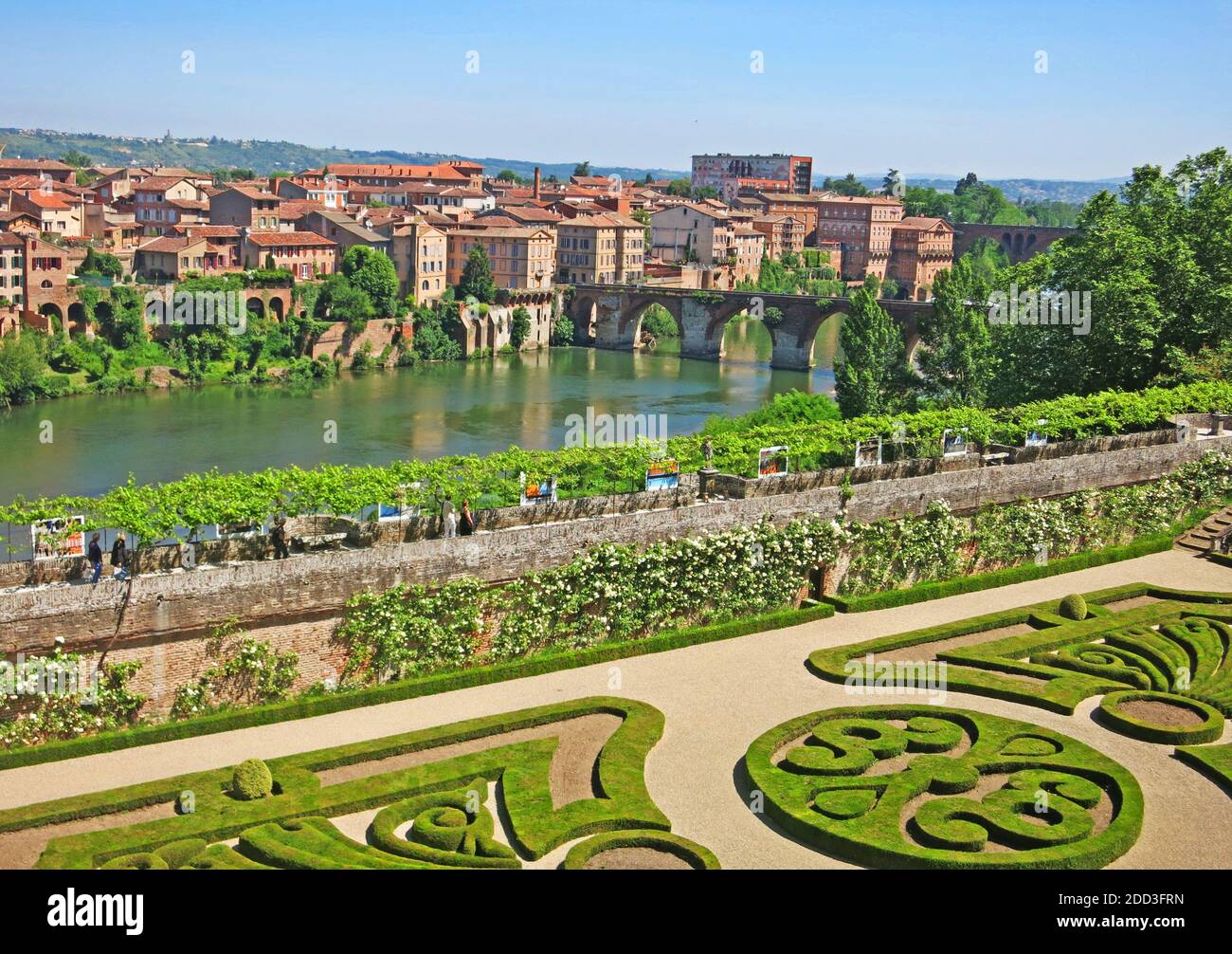 Fiume Tarn, Albi, Occitanie, Francia Foto Stock