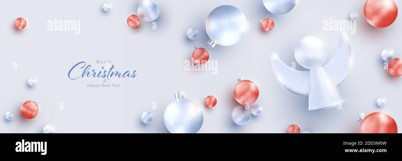 Buon Natale e Felice Anno Nuovo. Disegno vettoriale di Natale Illustrazione Vettoriale