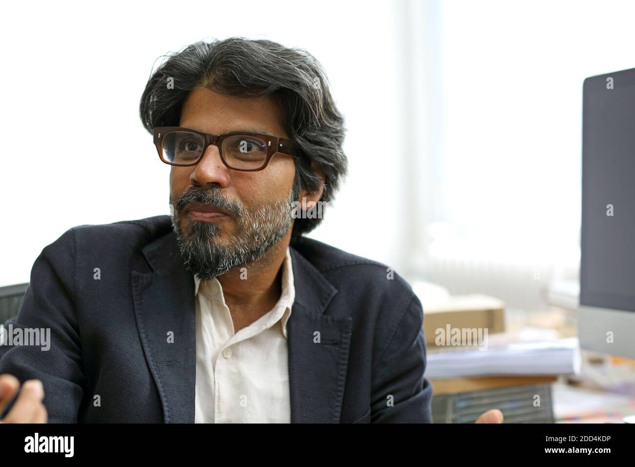 GRAN BRETAGNA / Londra / Pankaj Mishra a Londra Foto Stock