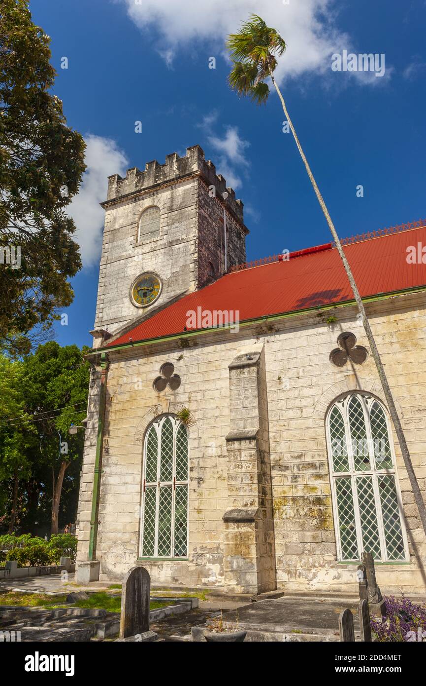 La Chiesa Anglicana Cattedrale di San Michele e tutti gli Angeli si trova a Bridgetown in Barbados, Antille nel Mar dei Caraibi. Il tempio era origi Foto Stock