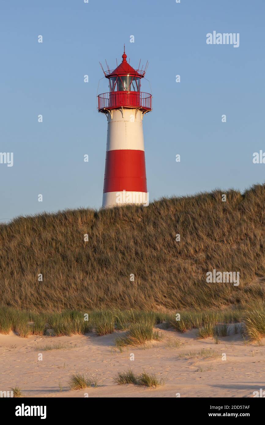 Geografia / viaggio, Germania, Schleswig-Holstein, Sylt, Lista faro Est a gomito, Freedom-of-Panorama Foto Stock